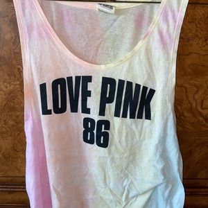 tie dye tank top from PINK